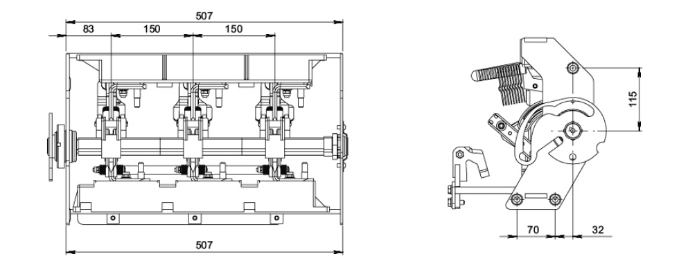 Load switch series WL-C 12/630 or 800/20/3  WL-C 24/630/20/3插图1 Load switch series WL-C 12/630 or 800/20/3  WL-C 24/630/20/3插图1