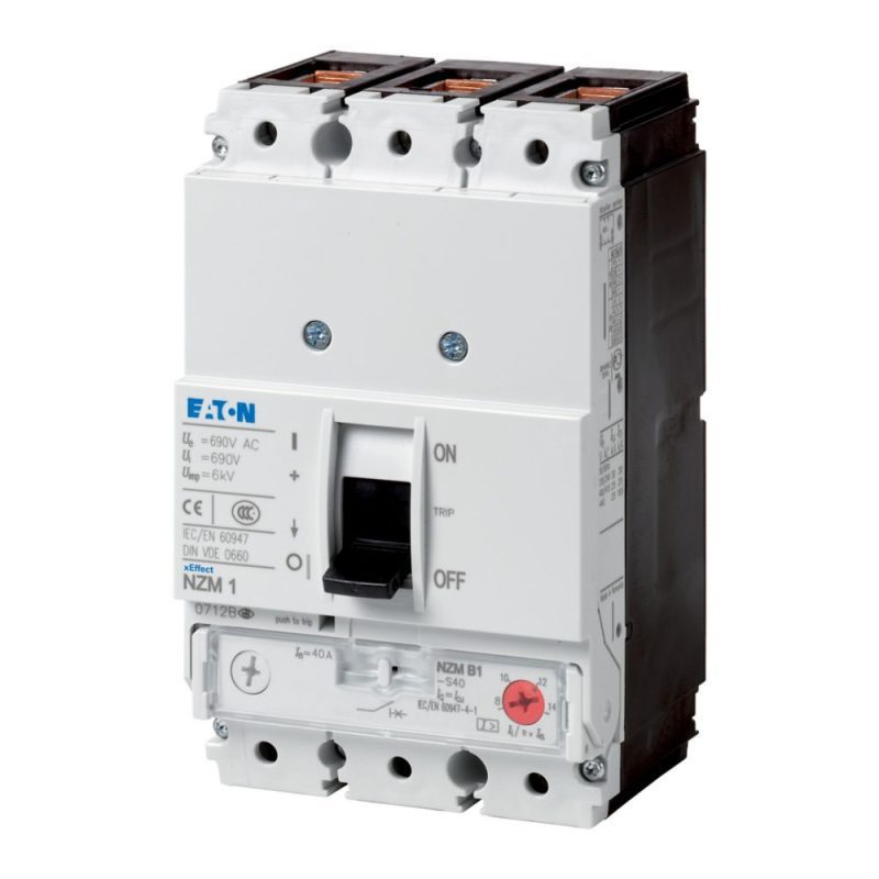 Eaton Moeller series NZM - Molded Case Circuit Breaker. Circuit-breaker, 3p, 33A, N1-S33-CNA