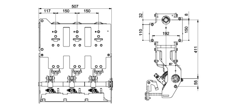 GIS Cabinet Circuit Breakers (WLV Series)插图1
