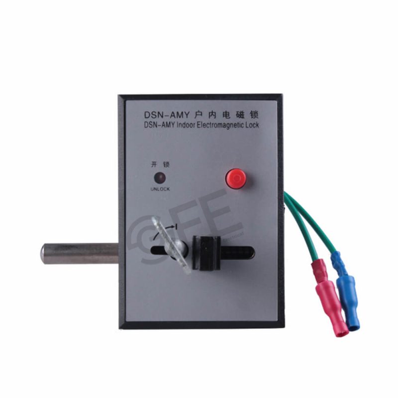 Indoor Medium Voltage Electromagnetic Lock Handle Switch Cabinet Door Lock
