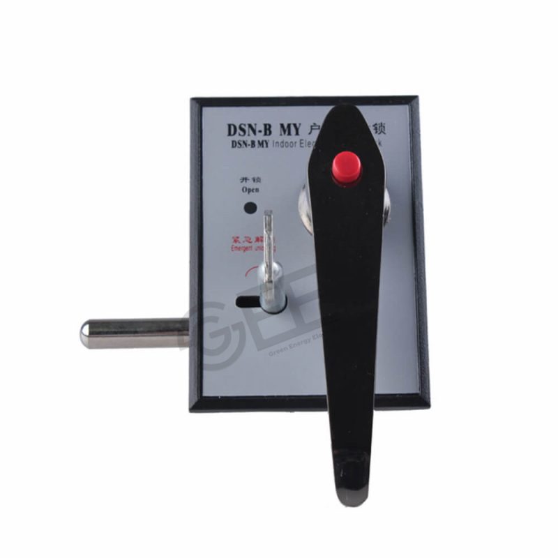 Indoor Medium Voltage Electromagnetic Lock Handle Switch Cabinet Door Lock - Image 3