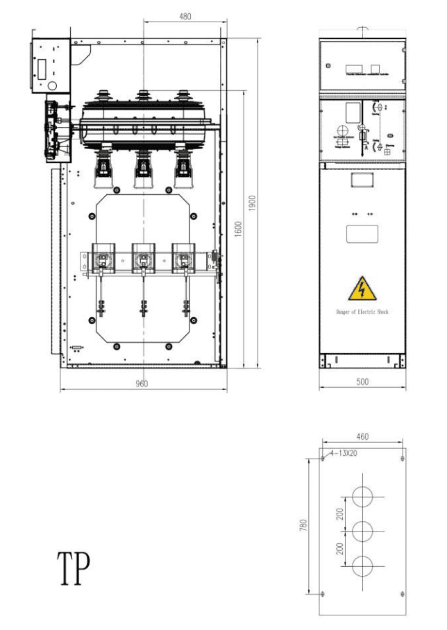 12kV 24 KV Metal Enclosure Switchgear SF6 Ring Main Unit插图3 12kV 24 KV Metal Enclosure Switchgear SF6 Ring Main Unit插图3