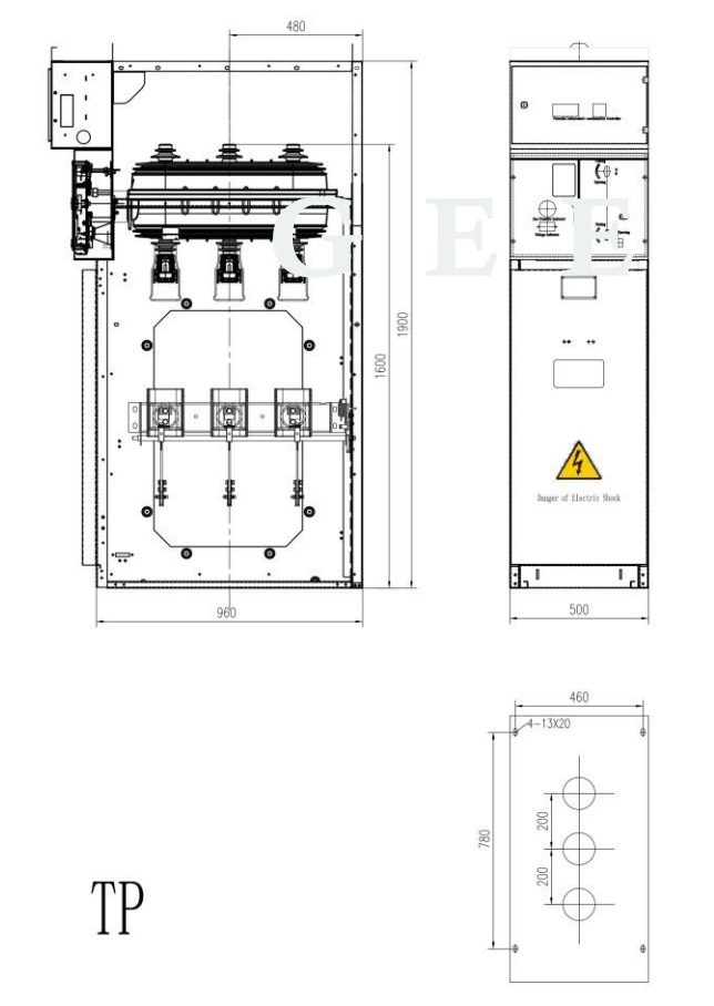 12kV 24 KV Metal Enclosure Switchgear SF6 Ring Main Unit插图2