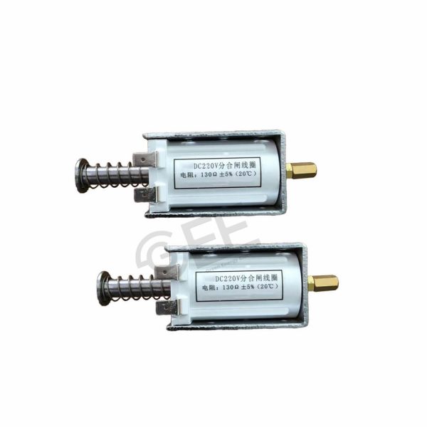 Shunt Release VS1 Opening And Closing Coil Trip Solenoid Electromagnet DC220V插图