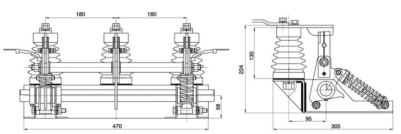 Indoor Medium Voltage AC grounding switch JN□-40.5/31.5插图