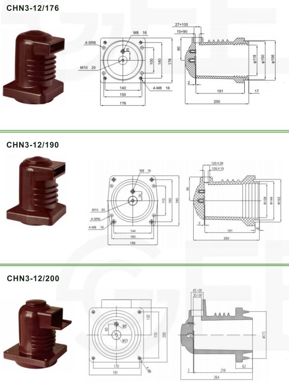 12KV Indoor Epoxy resin contact box for high voltage switchgear插图2