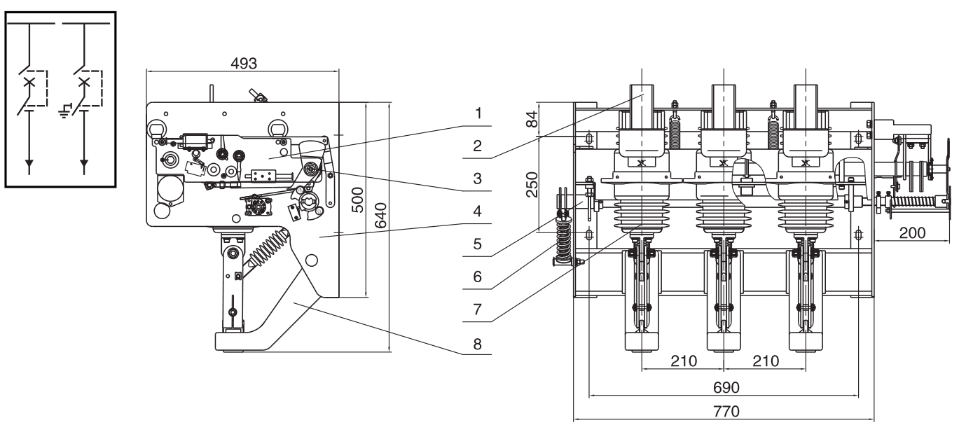 Sealed vacuum circuit breaker VXJ-12插图2