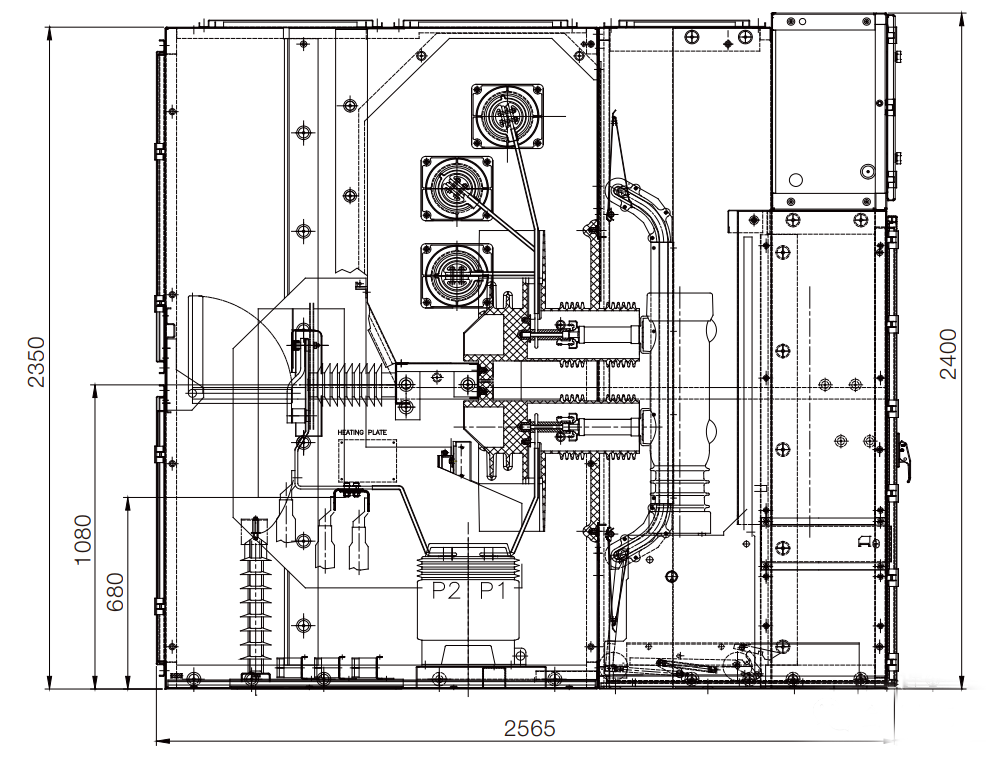 Scheme design of floor type and centre type circuit breaker插图5