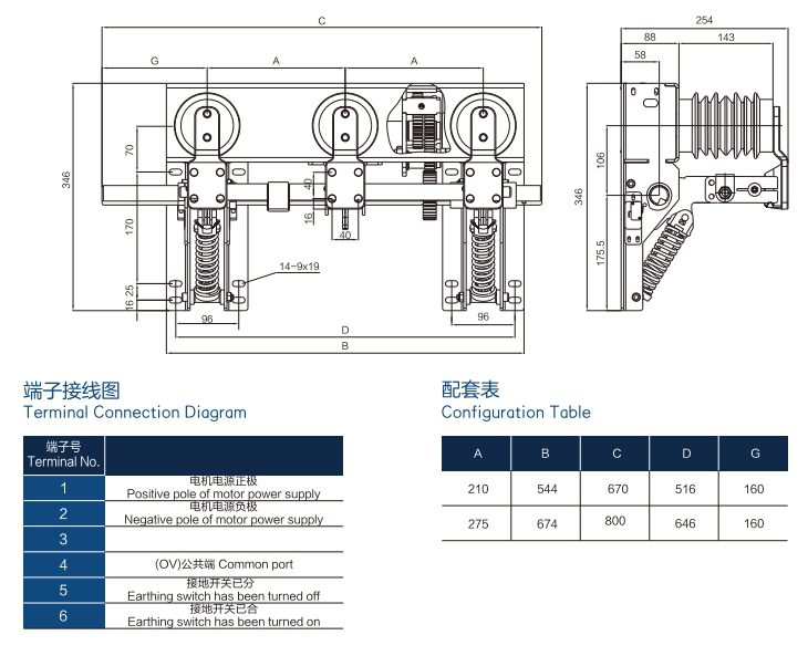 JN15-12/D31.5-80 electric earthing switch插图