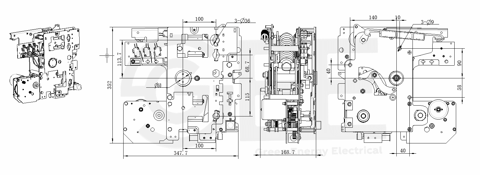 FLN(R)36 LBS operating mechainsm插图4