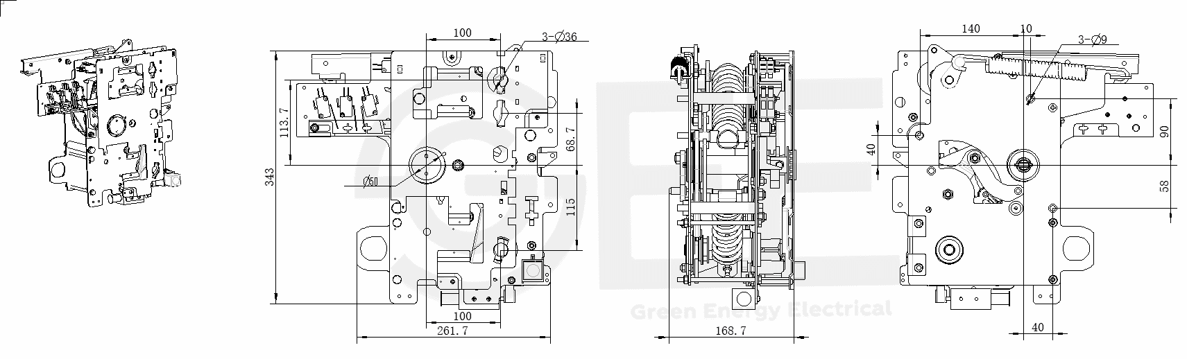 FLN(R)36 LBS operating mechainsm插图5