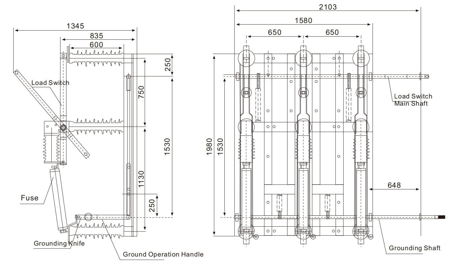 FZW32 Outdoor Medium Voltage Vacuum Load Break Switch: Unparalleled Performance and Reliability插图2